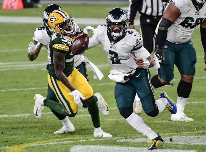 Jalen Hurts vs. Green Bay